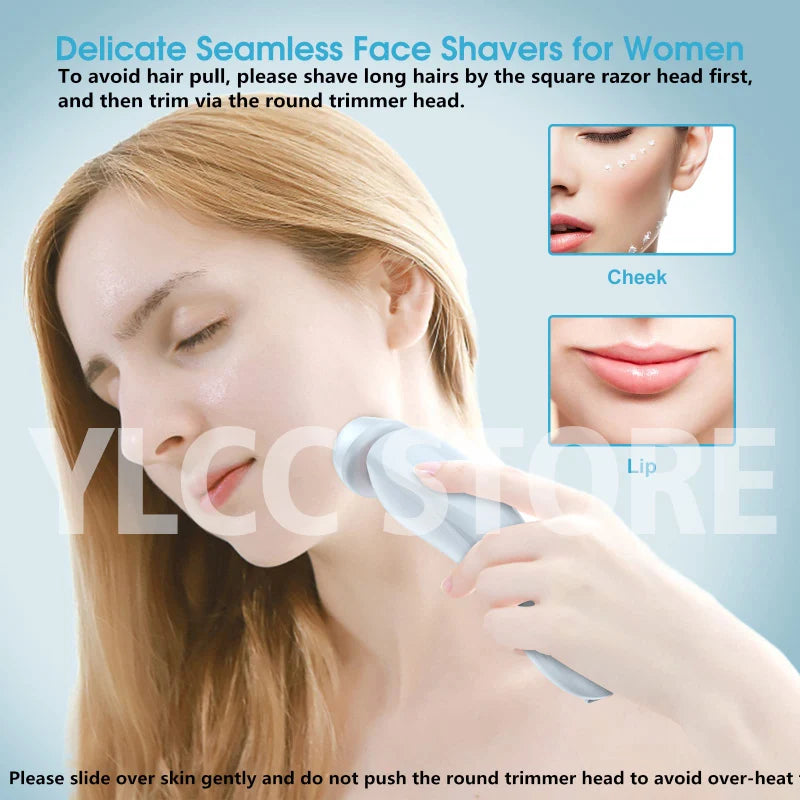 Dual Harmony™ Waterproof Electric Razor for Women 2 In 1