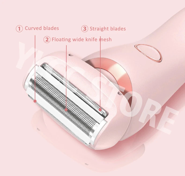 Dual Harmony™ Waterproof Electric Razor for Women 2 In 1