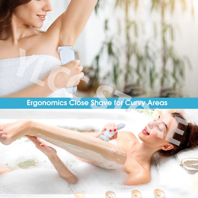 Dual Harmony™ Waterproof Electric Razor for Women 2 In 1