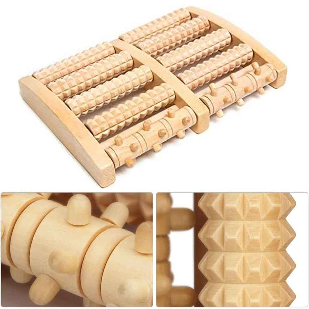 Dual Harmony™ Wooden Foot Roller