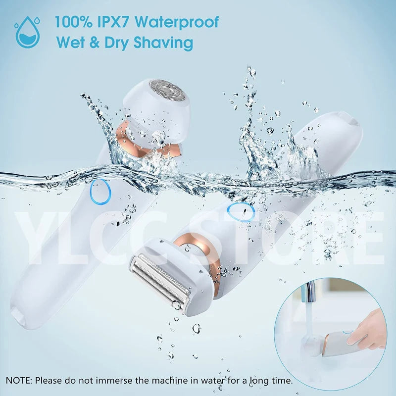 Dual Harmony™ Waterproof Electric Razor for Women 2 In 1