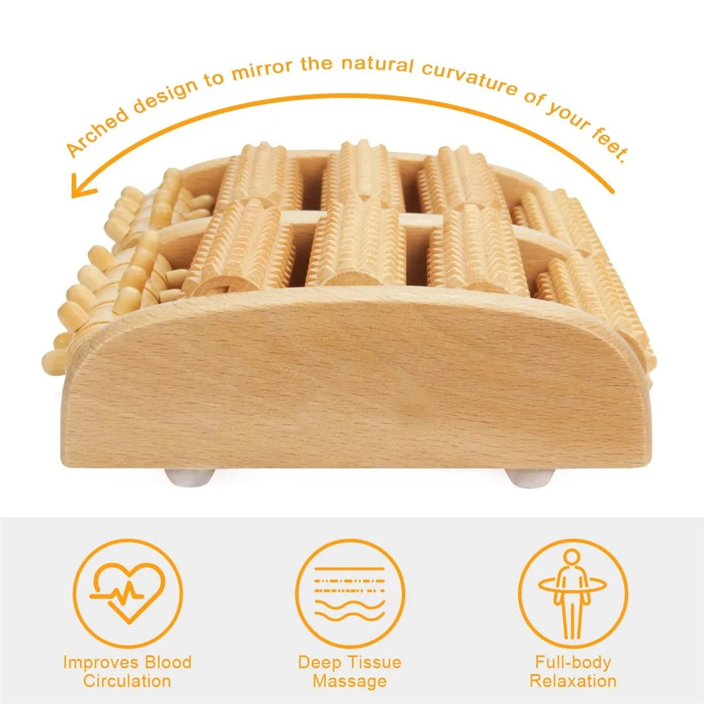 Dual Harmony™ Wooden Foot Roller