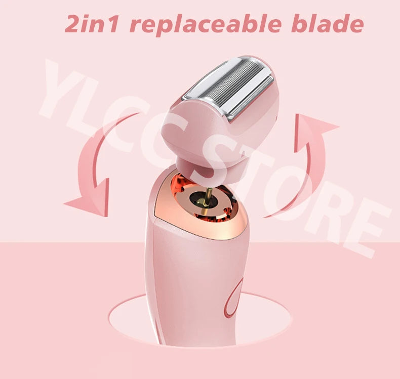 Dual Harmony™ Waterproof Electric Razor for Women 2 In 1