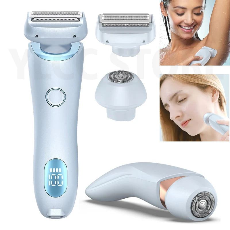 Dual Harmony™ Waterproof Electric Razor for Women 2 In 1