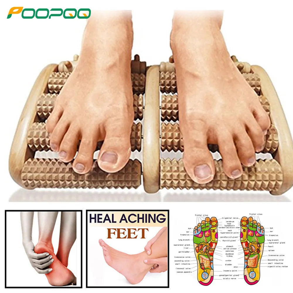 Dual Harmony™ Wooden Foot Roller