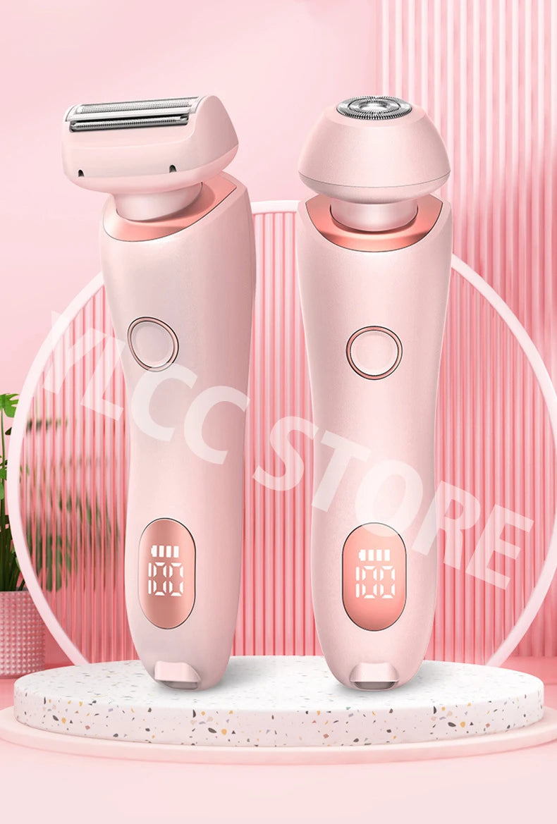 Dual Harmony™ Waterproof Electric Razor for Women 2 In 1