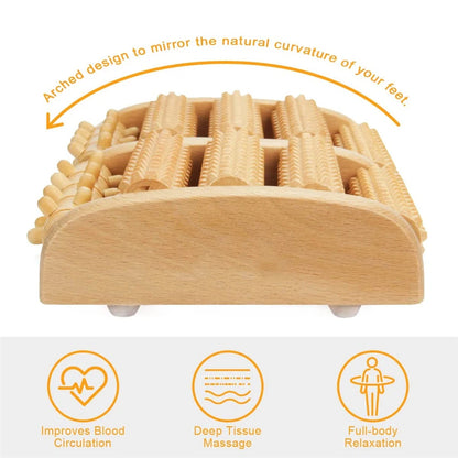 Dual Harmony™ Wooden Foot Roller