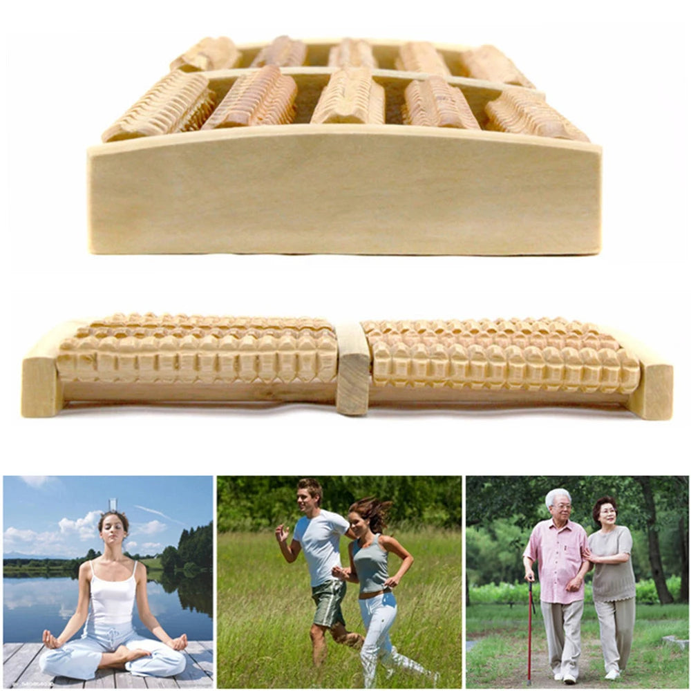 Dual Harmony™ Wooden Foot Roller